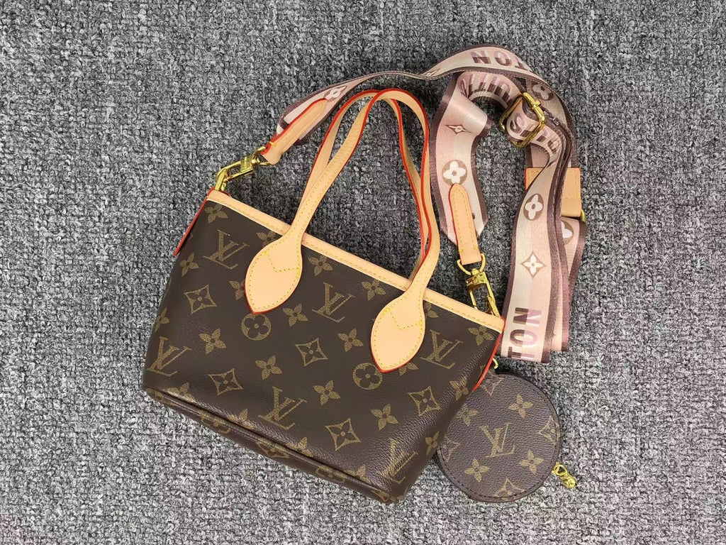 ＬＳ ＶＴＴＯＮ NEVERFULL BB HANDBAG BROWN