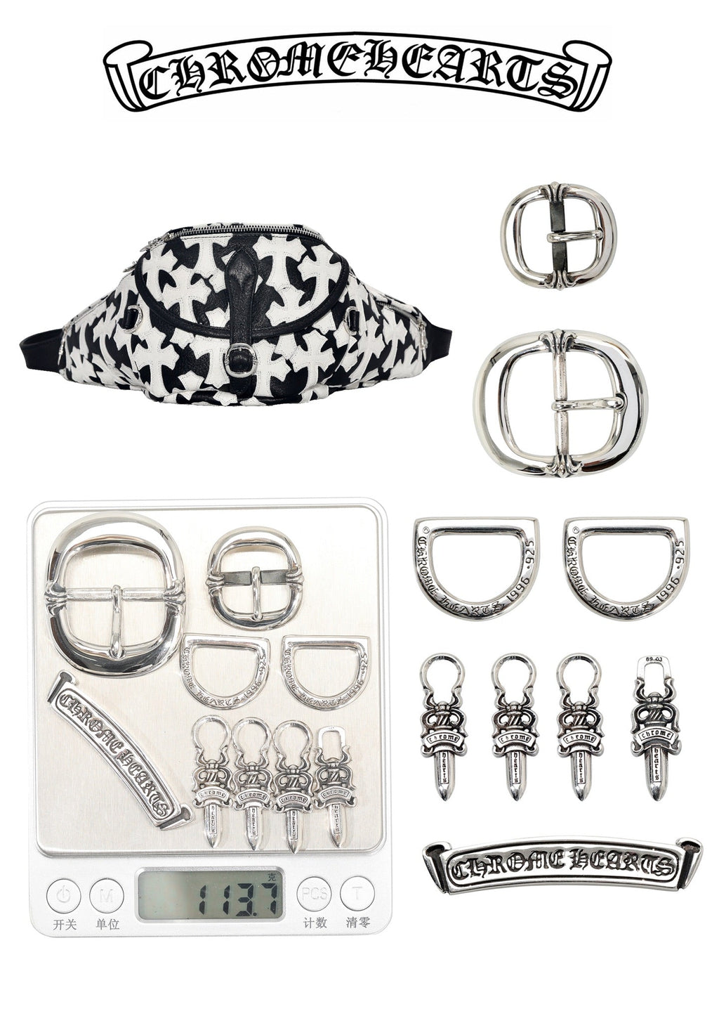 ＣＨＲＭ ＨＲＴＳ WHITE CROSS PATCH SNAT PACK BLACK