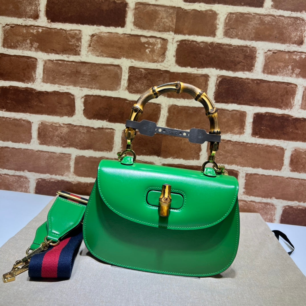 ＧＣＣＩBAMBOO 1947 SMALL BAG GREEN