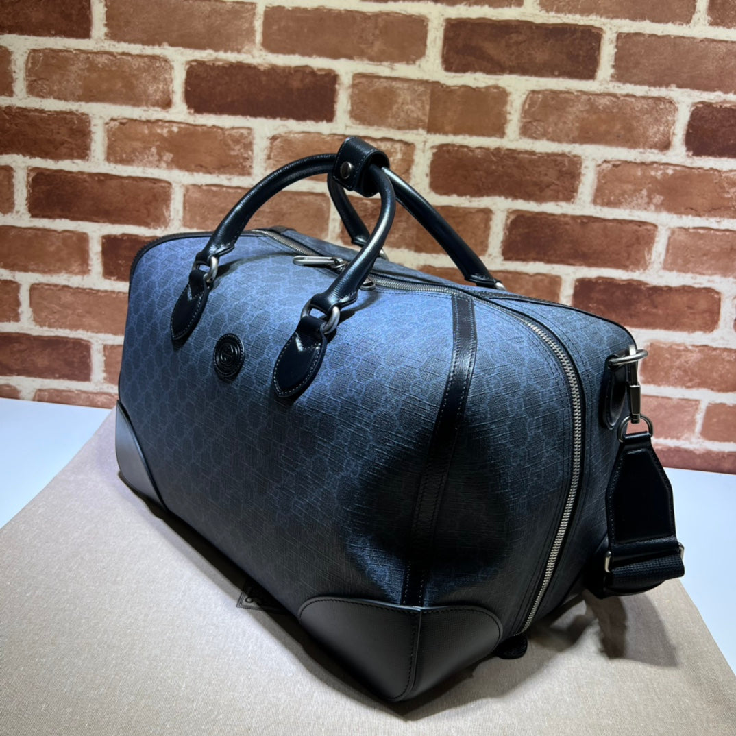 ＧＣＣＩGG CANVAS DUFFLE BAG BLACK