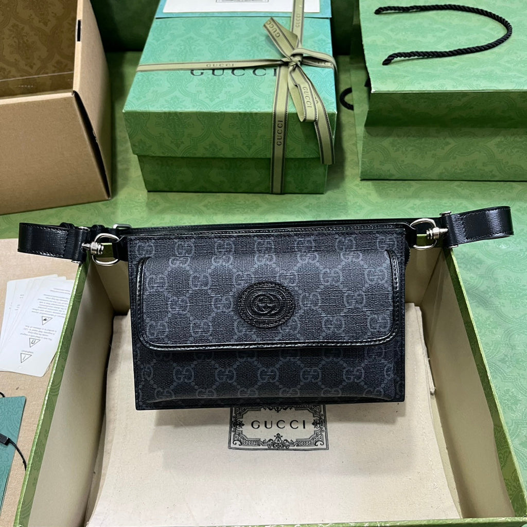 ＧＣＣＩGG BELT BAG BLACK