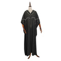 Chiffon Hoodie Loose Dress with African Dashiki Ankara Styles Dress