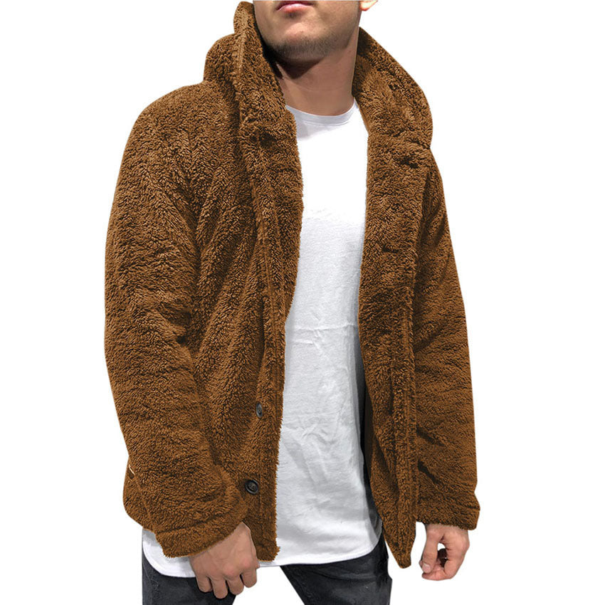 Baja Hoodie Hooded Solid Color Coat Fleece Shirt