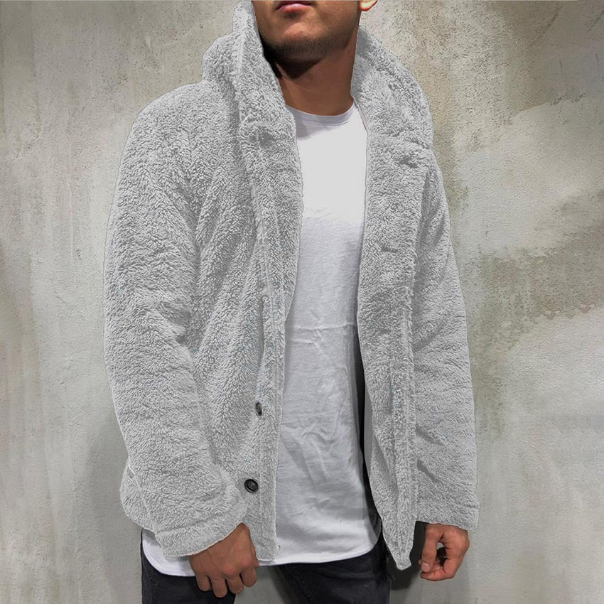 Baja Hoodie Hooded Solid Color Coat Fleece Shirt