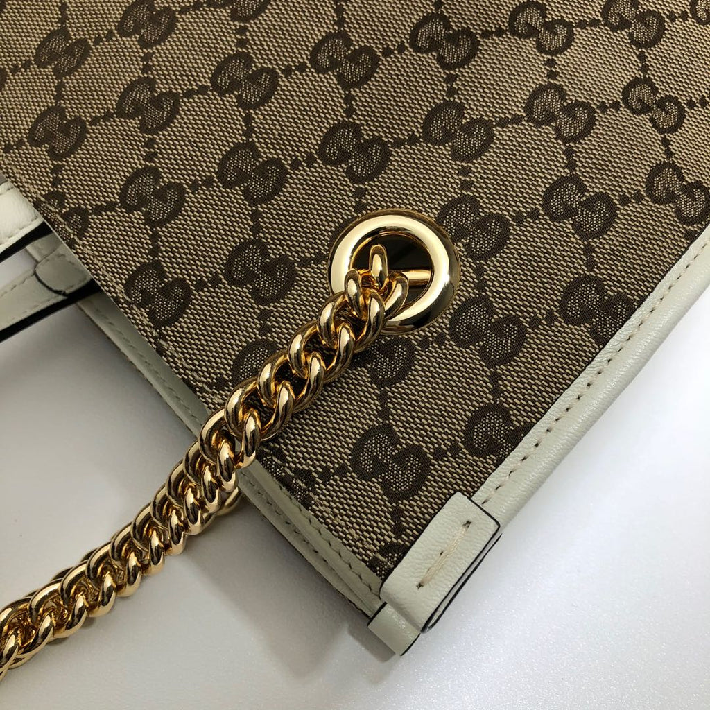 ＧＣＣＩ1955 HORSEBIT CHAIN TOTE GG CANVAS MEDIUM
