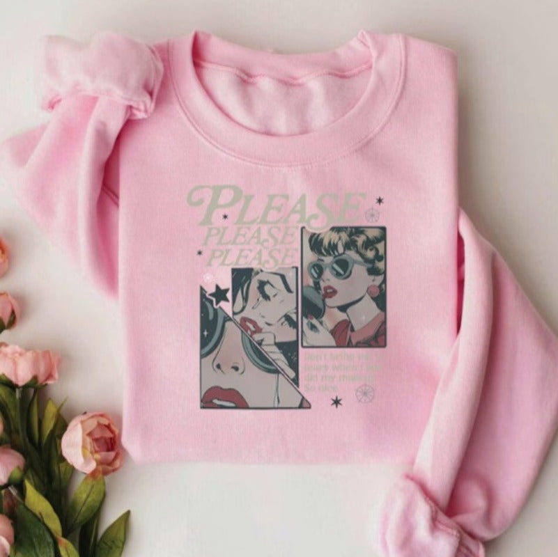Retro Y2K Style Sweatshirt, Comfort Colors Hoodie