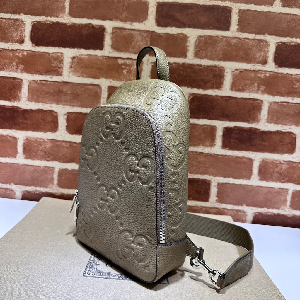 ＧＣＣＩGG JUMBO SMALL SLINGBAG BEGIE
