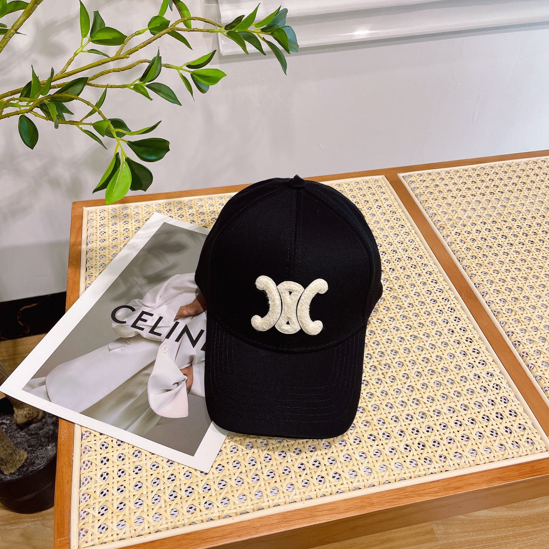 BASEBALL CAP MODEL 652274 IN BLACK FABRIC