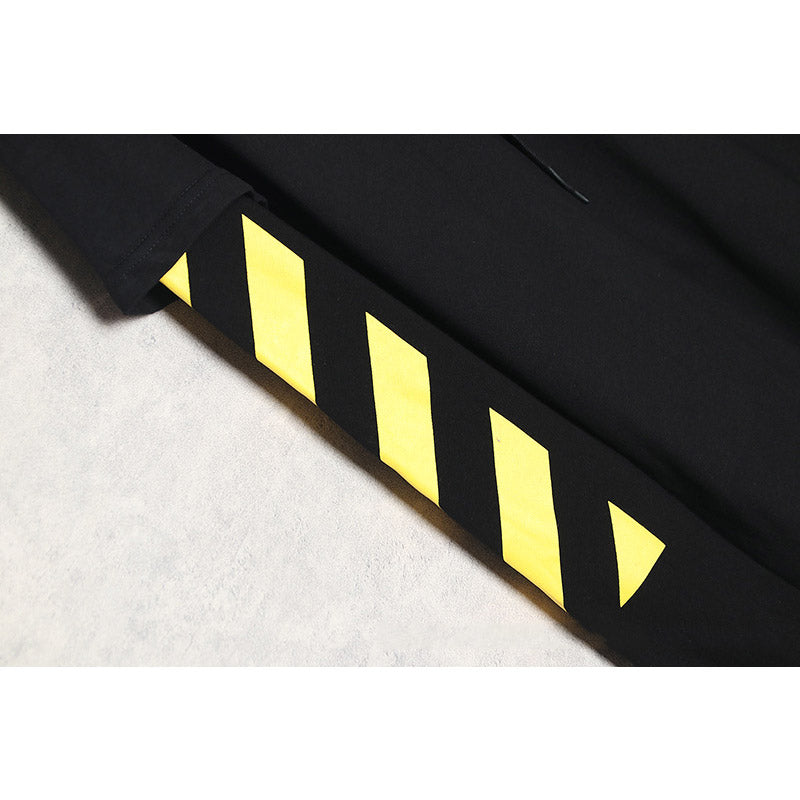 off White Hoodie Autumn and Winter Hooded Thin Terry Sweater