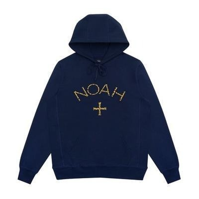 Noah Hoodie Noah Closing Nyc Logo Hoodie Cross Leopard Rose Pullover Hoodie Sweater