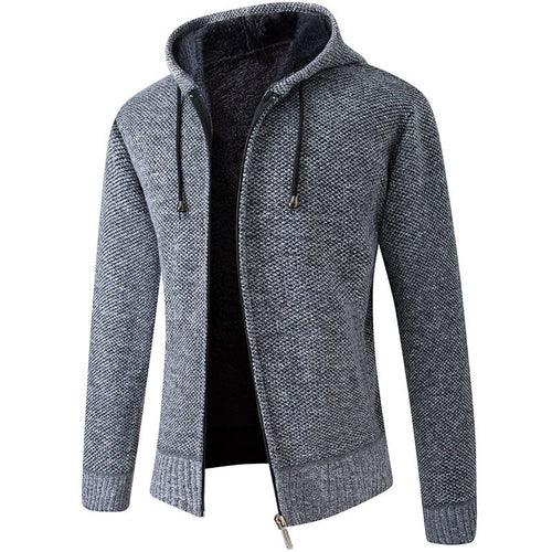 Baja Hoodie Velvet Padded Thickened Coat Hooded Cardigan