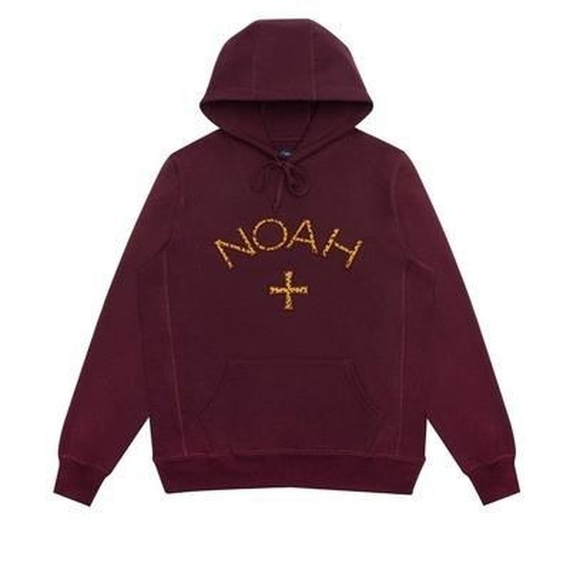 Noah Hoodie Noah Closing Nyc Logo Hoodie Cross Leopard Rose Pullover Hoodie Sweater
