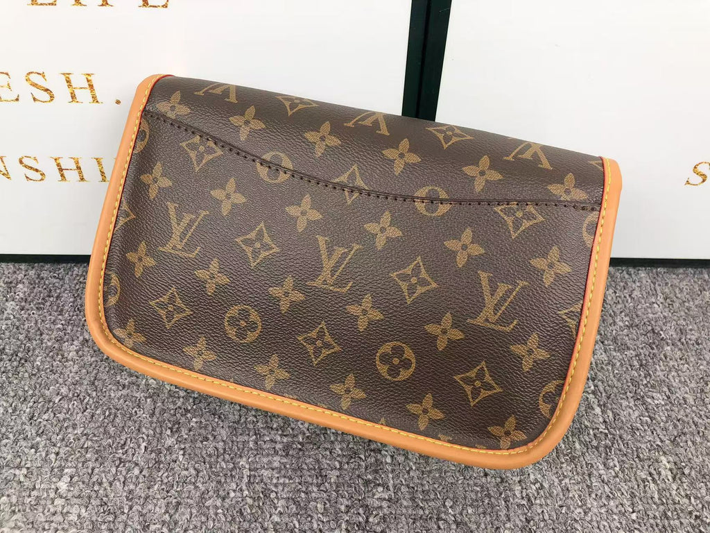 ＬＳ ＶＴＴＯＮ DIANE SATCHEL BAG BROWN