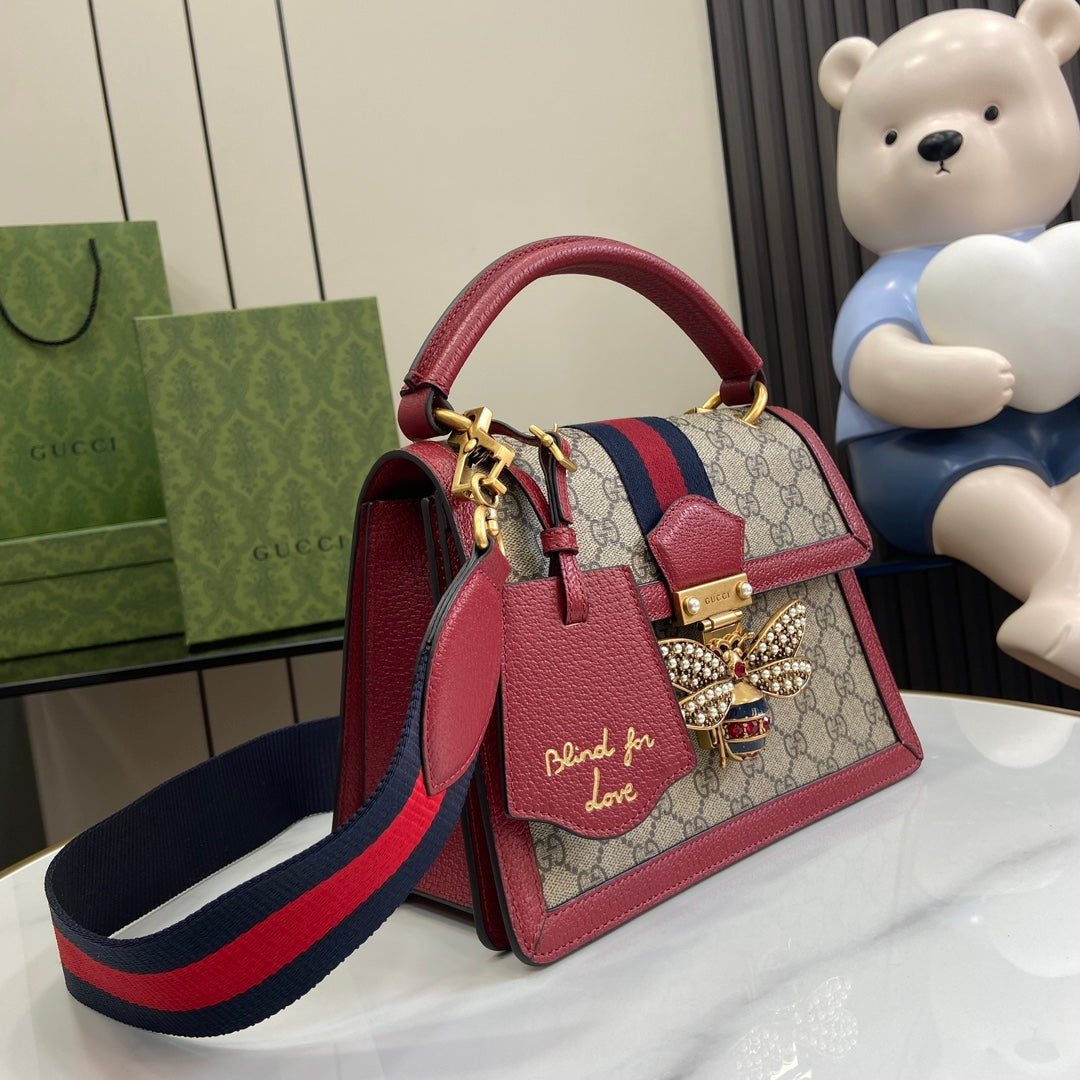 ＧＣＣＩGG QUEEN MARGARET  WOMEN HANDBAG RED