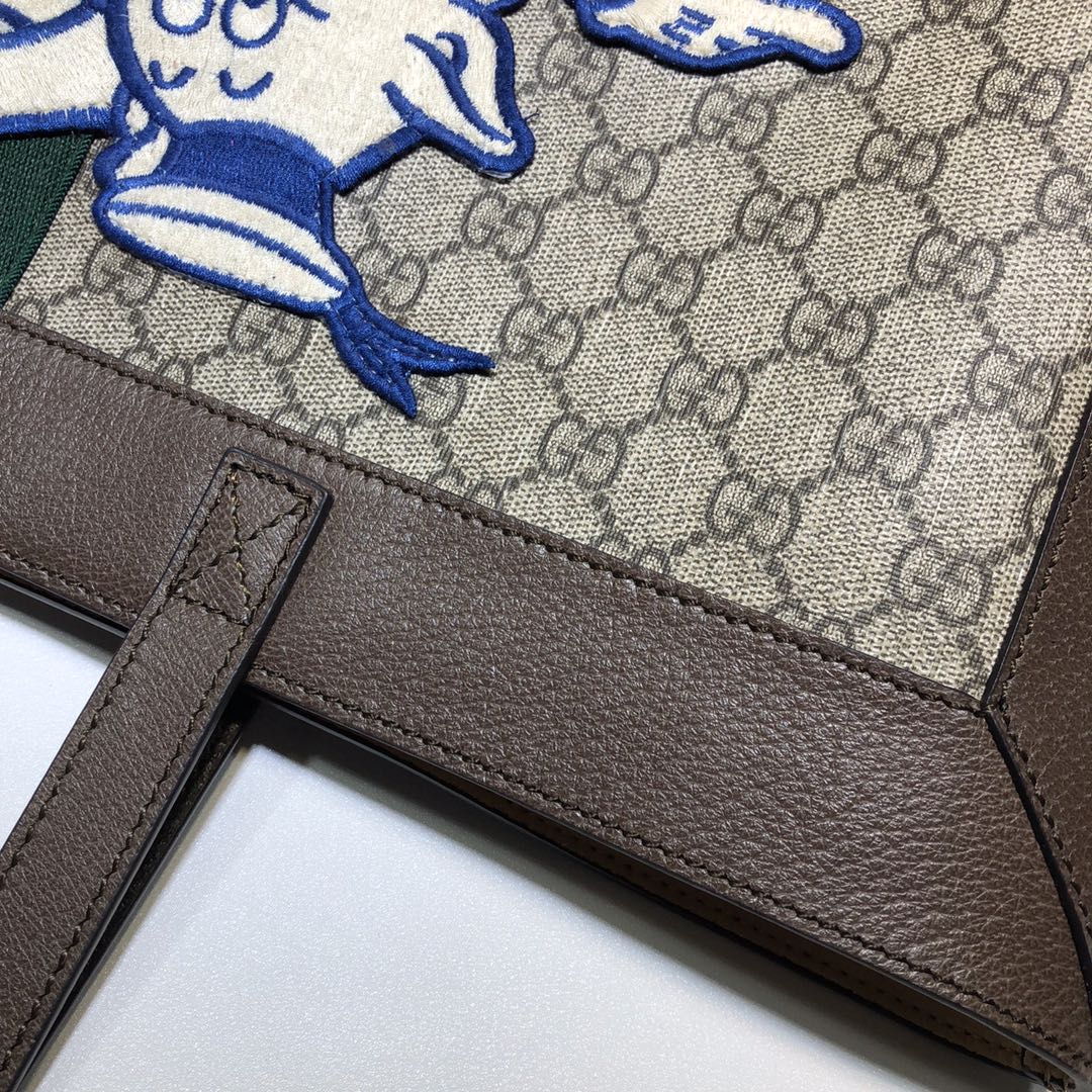 ＧＣＣＩ X DISNEY LARGE GG SUPREME THREE LITTLE PIGS OPHIDIA TOTE BAG