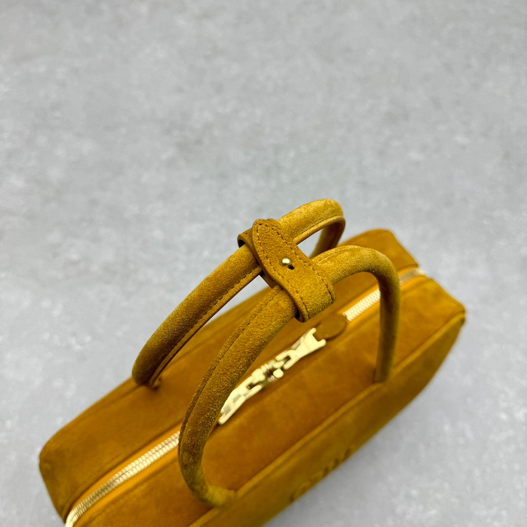 ＭＩ ＭＵ SUEDE BEAU BAG WHISKEY
