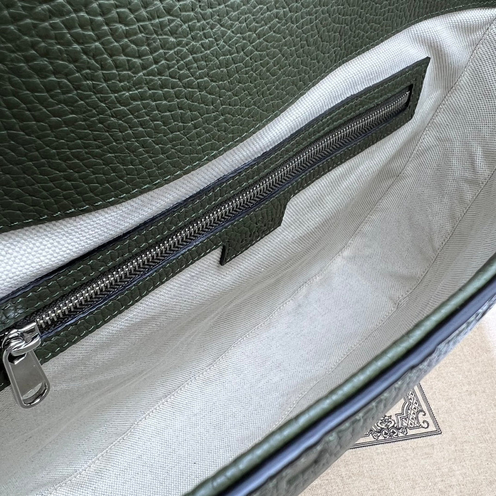 ＧＣＣＩGG JUMBO MEDIUM MESSEGER BAG GREEN