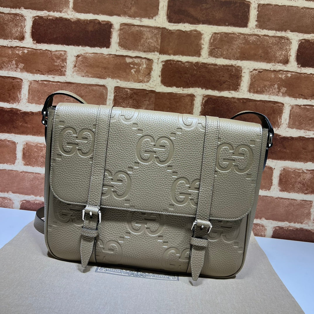 ＧＣＣＩGG JUMBO MEDIUM MESSEGER BAG BEGIE