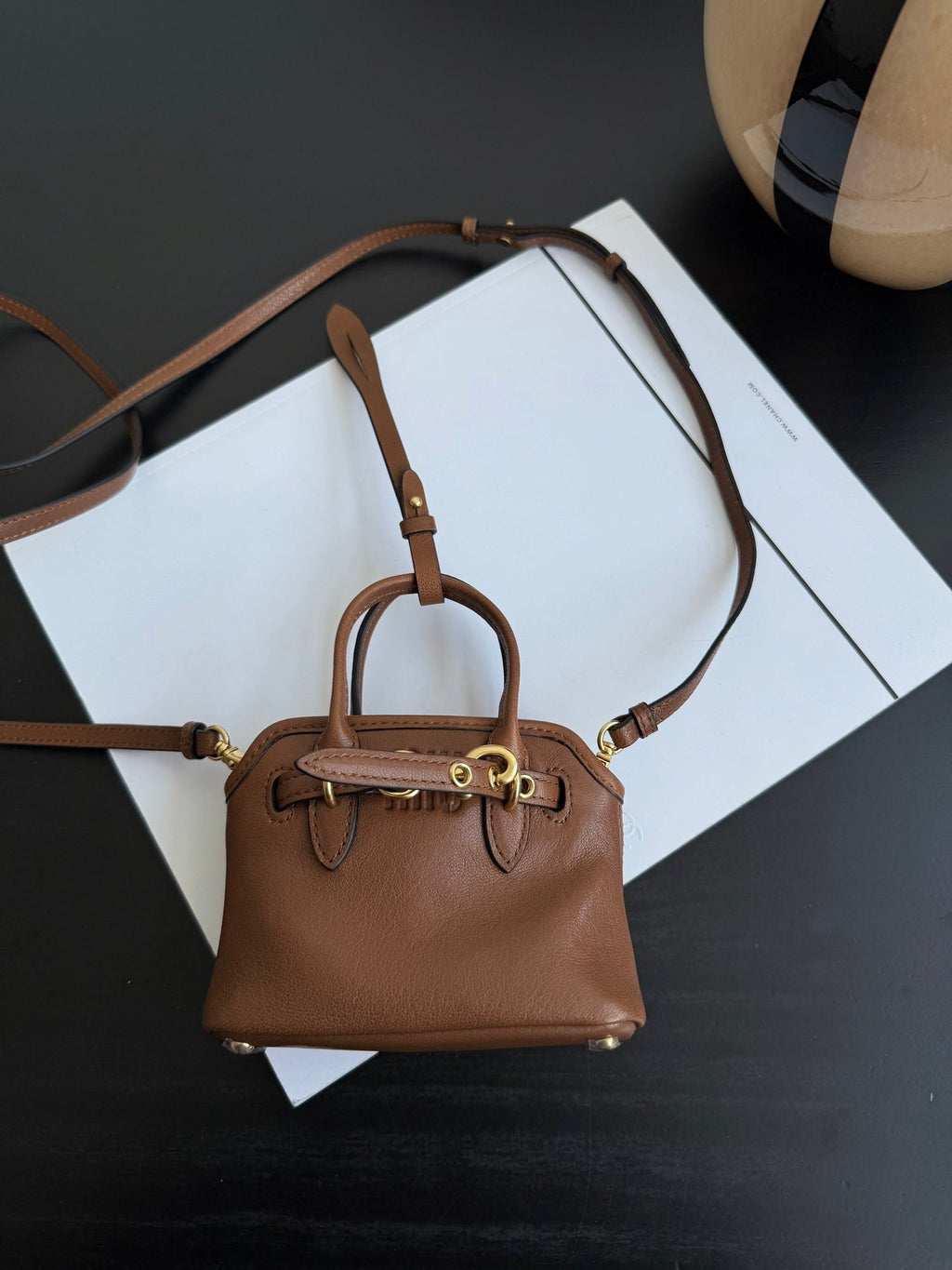 ＭＩ ＭＵ LEATHER TRICK MICRO OAK