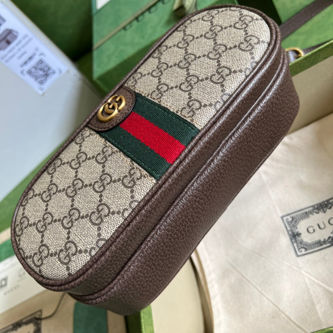 ＧＣＣＩOPHIDIA GG MINI BAG BROWN