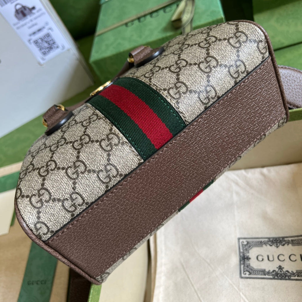 ＧＣＣＩOPHIDIA GG SUPREME SHOULDER HAND BAG BIEGE