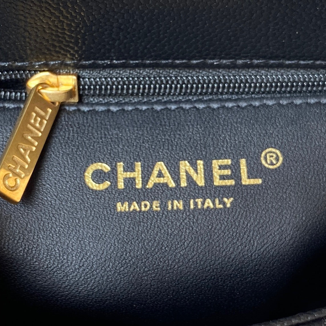 ＣＨＮＥＬ SHOULDER BAG BLACK/WHITE