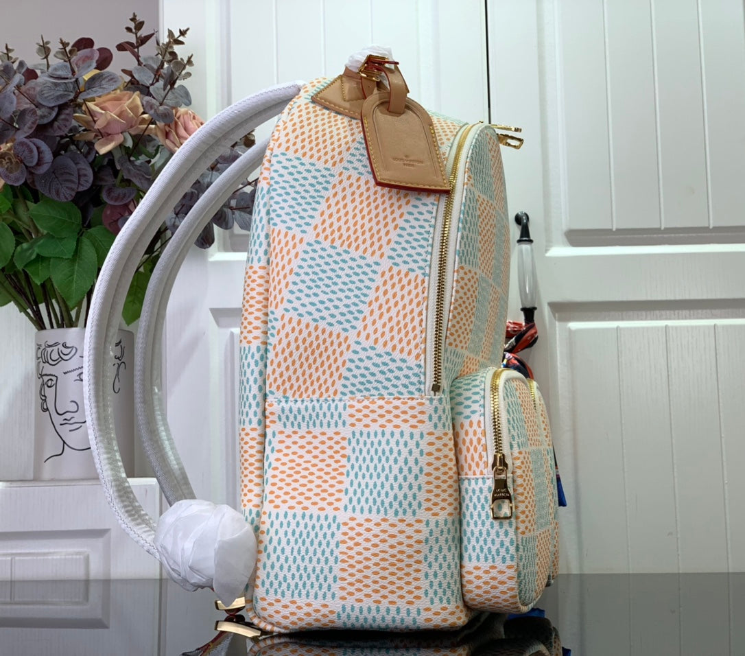 ＬＳ ＶＴＴＯＮ BACKPACK MULTIPOCKET DAMIER HERITAGE CANVAS