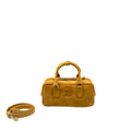 ＭＩ ＭＵ ARCADIE PADDED SUEDE TOP-HANDLE BAG