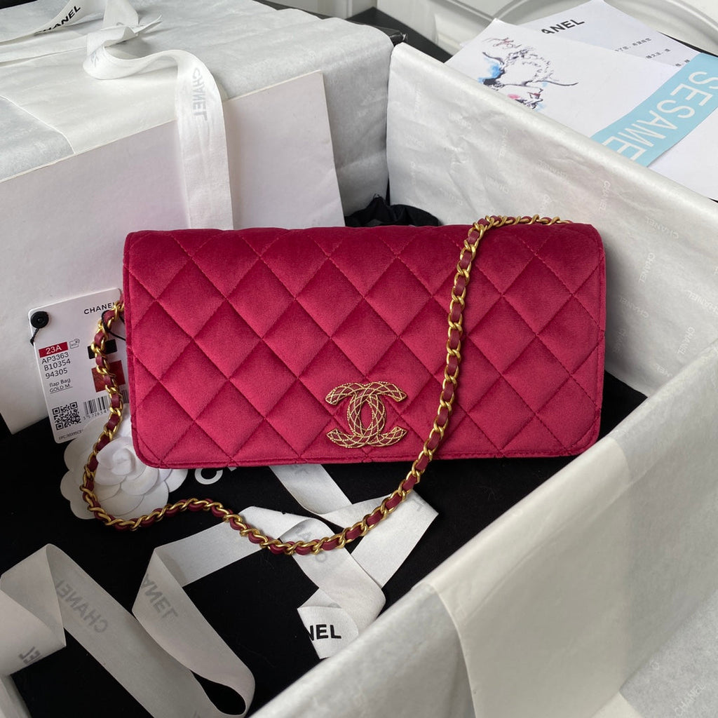 ＣＨＮＥＬSHOULDER BAG RED/BLUE/BLACK