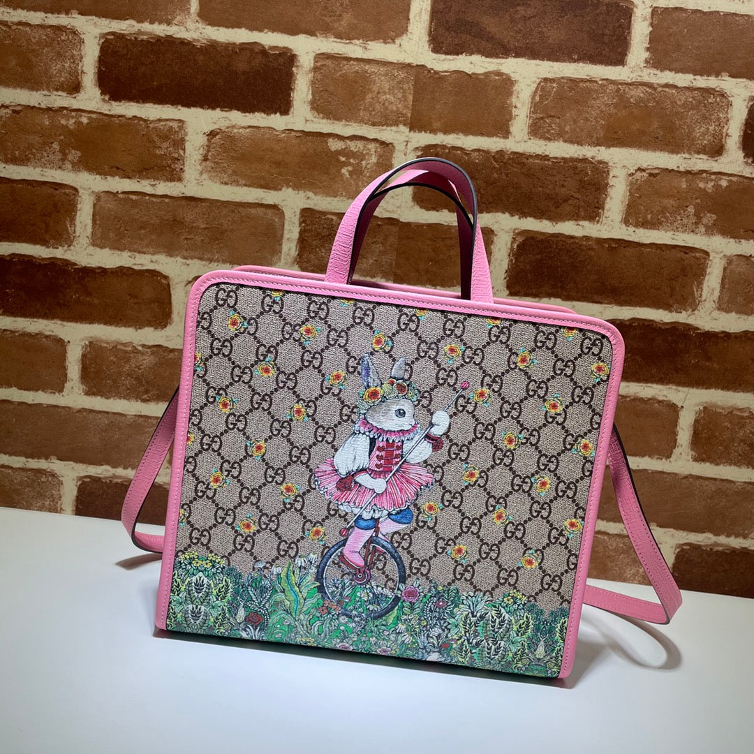 ＧＣＣＩKIDS TOTE BAG GG SUPREME CANVAS