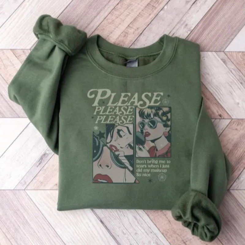 Retro Y2K Style Sweatshirt, Comfort Colors Hoodie