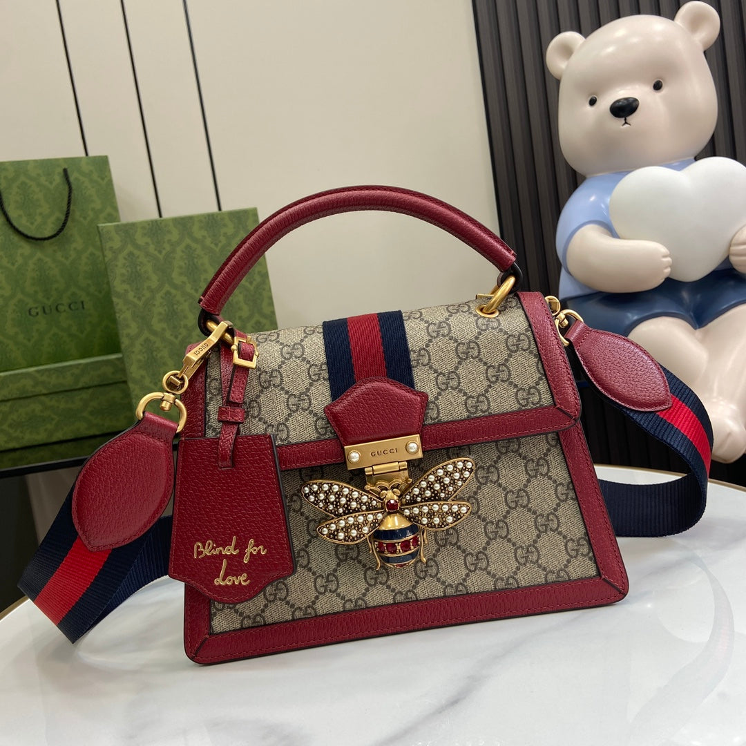 ＧＣＣＩGG QUEEN MARGARET  WOMEN HANDBAG RED