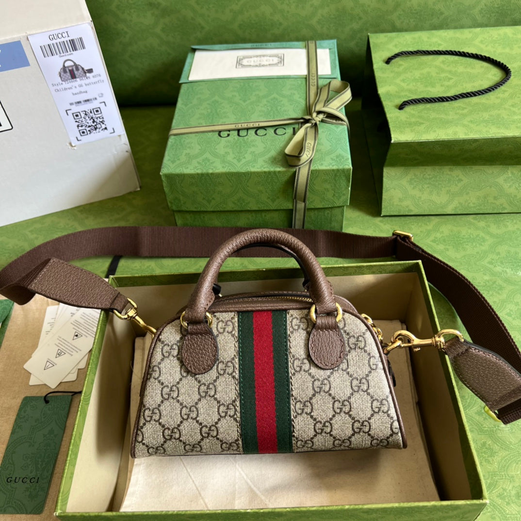 ＧＣＣＩOPHIDIA GG SUPREME SHOULDER HAND BAG BIEGE