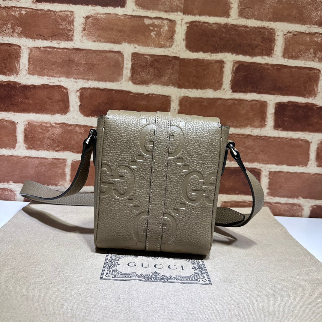 ＧＣＣＩJUMBO GG SMALL MESSENGER BAG BEGIE