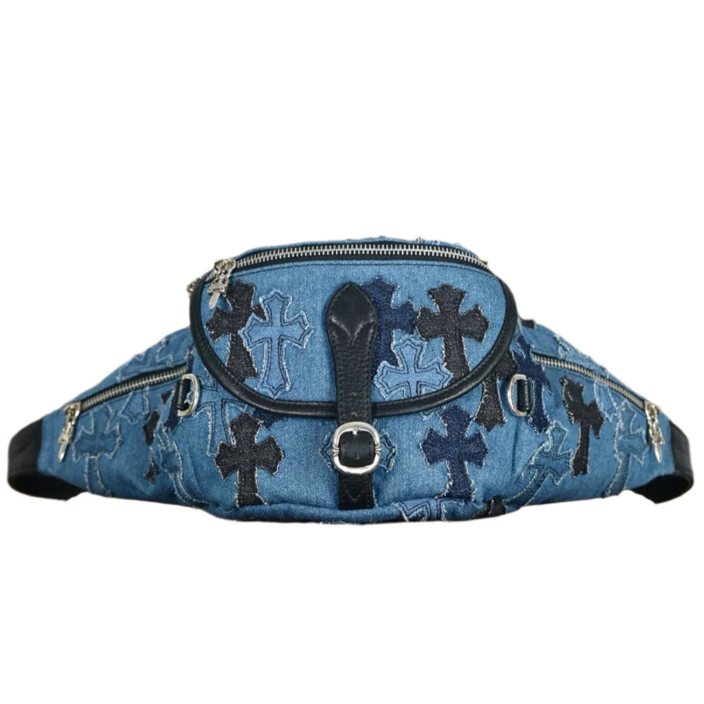 ＣＨＲＭ ＨＲＴＳ EMBROIDERED CROSS PATCH SNAT PACK BLUE DENIM