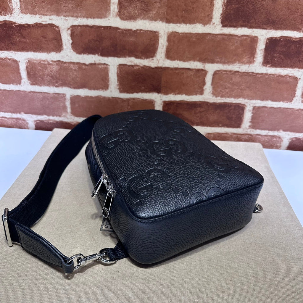 ＧＣＣＩGG JUMBO SMALL SLINGBAG BLACK