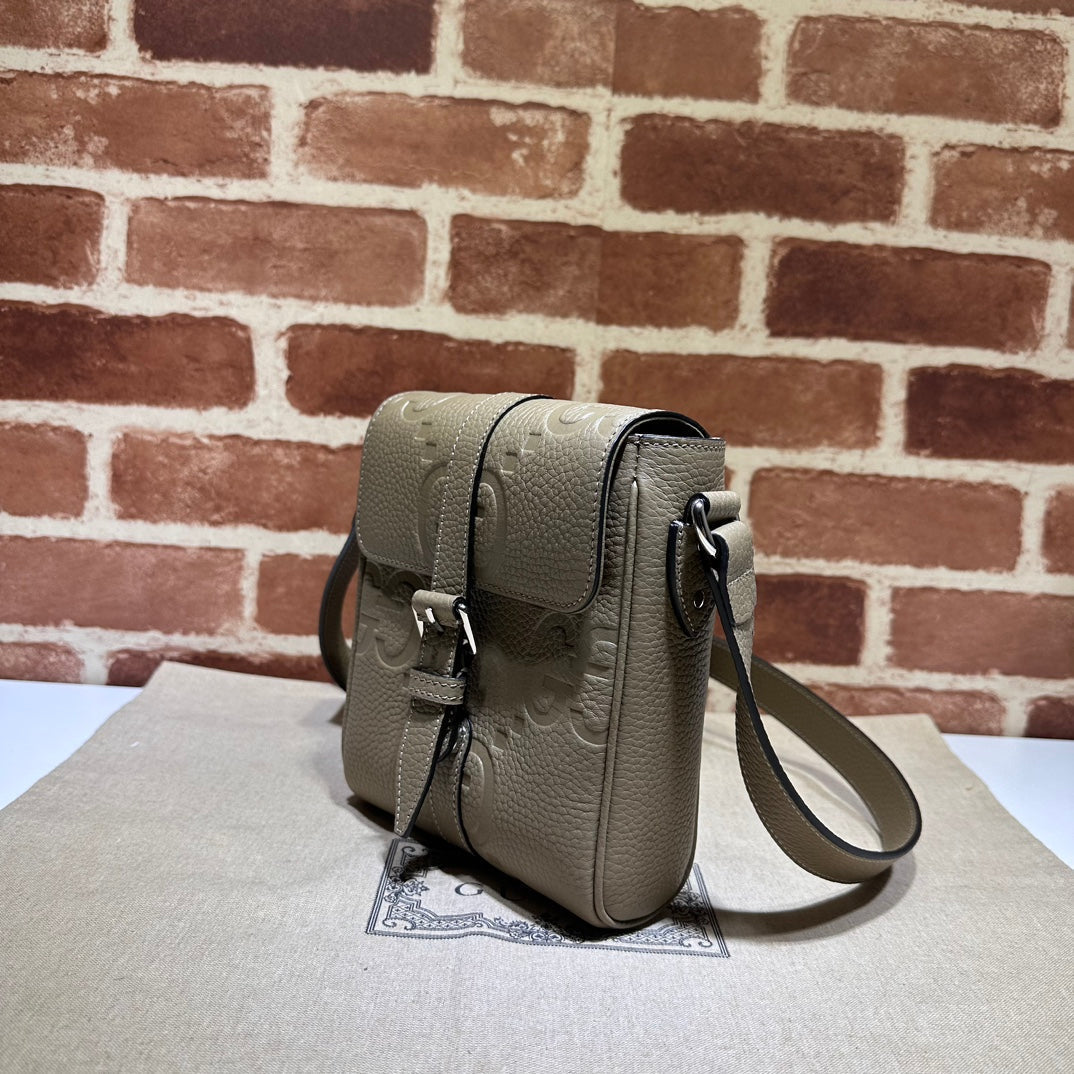 ＧＣＣＩJUMBO GG SMALL MESSENGER BAG BEGIE