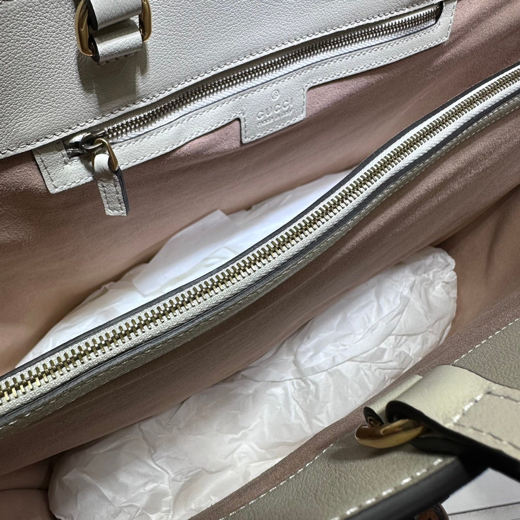 ＧＣＣＩDIANA LARGE TOTE BAG WHITE
