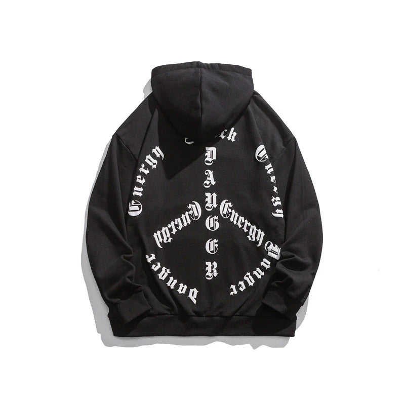 Men's Graphic Hoodies Men's Printed Hooded Sweater Top
