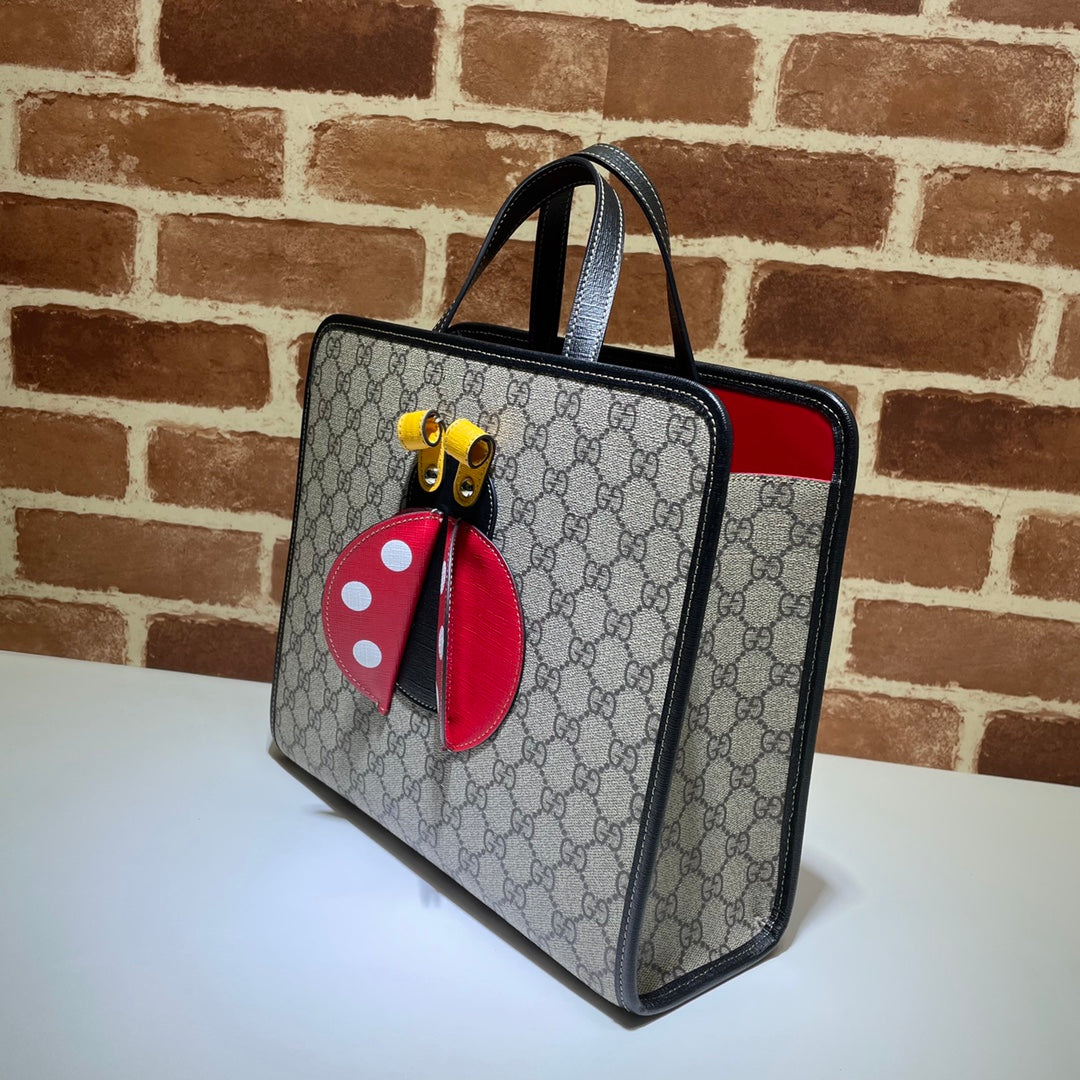 ＧＣＣＩKIDS TOTE BAG GG SUPREME CANVAS