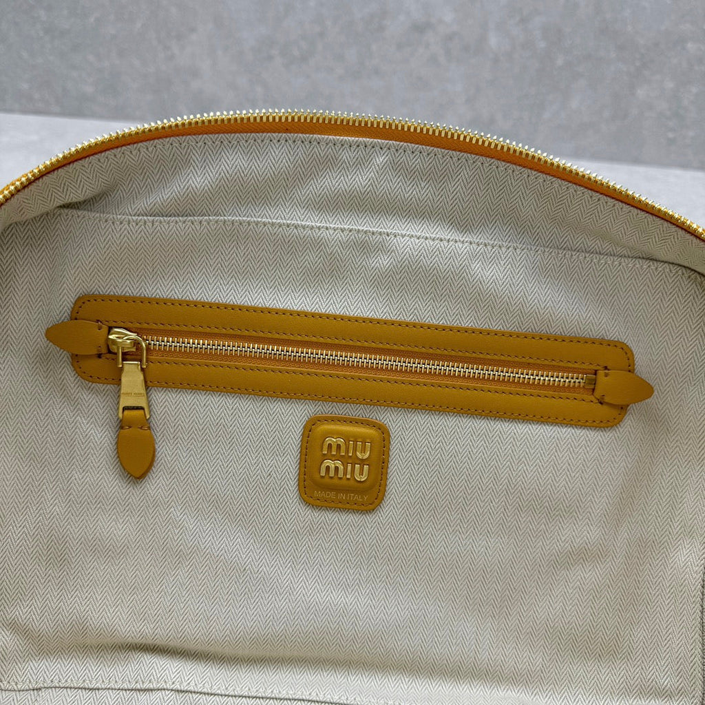 ＭＩ ＭＵ SUEDE BEAU BAG WHISKEY