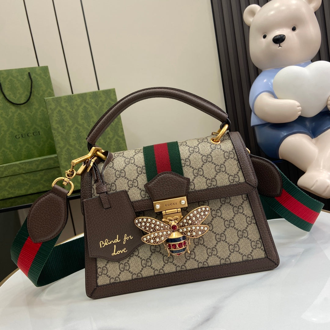 ＧＣＣＩGG QUEEN MARGARET  WOMEN HANDBAG BROWN