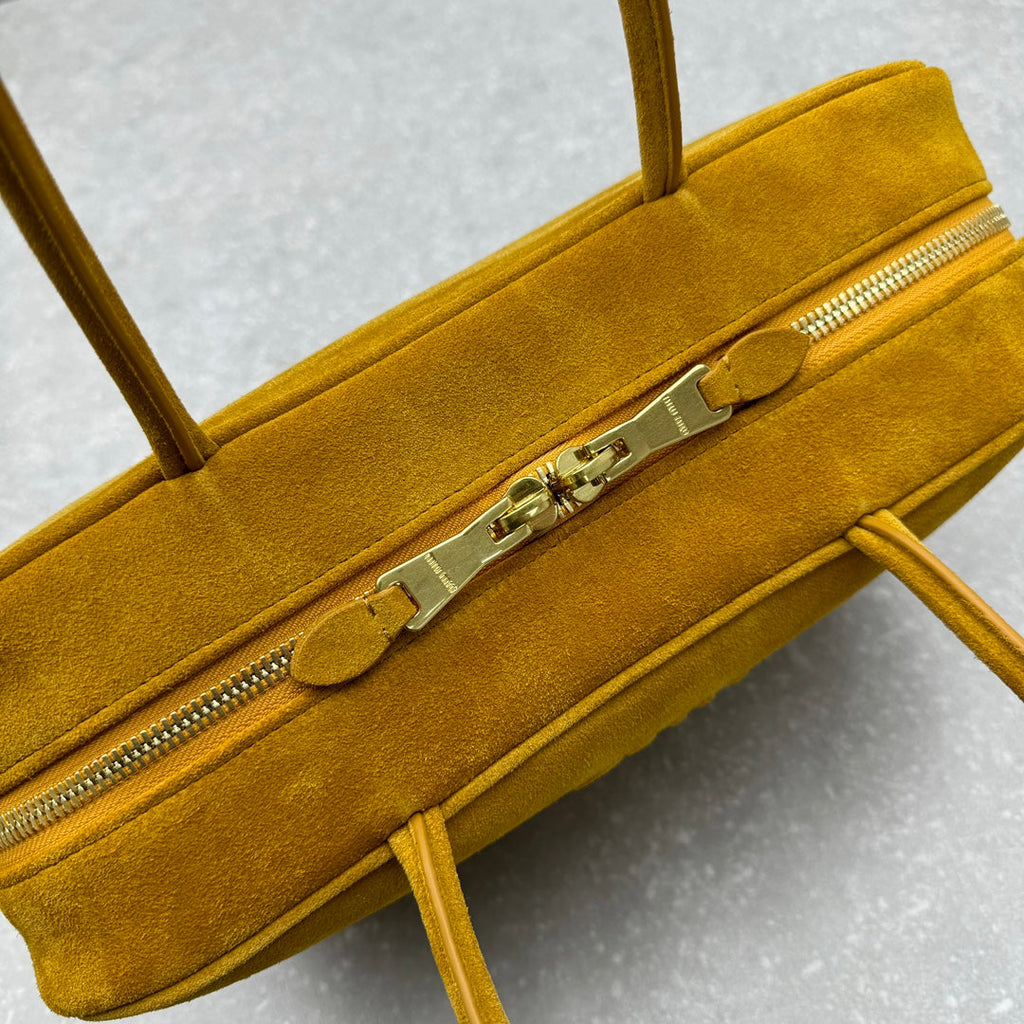 ＭＩ ＭＵ SUEDE BEAU BAG WHISKEY