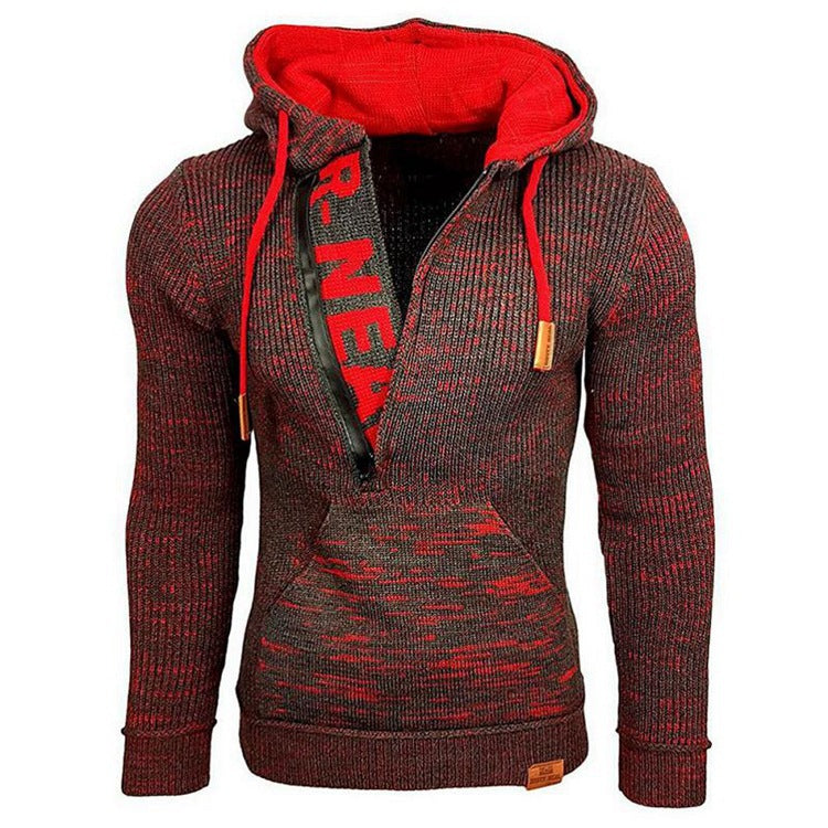 Baja Hoodie Sweater Hooded Pullover Long Sleeve Sweater