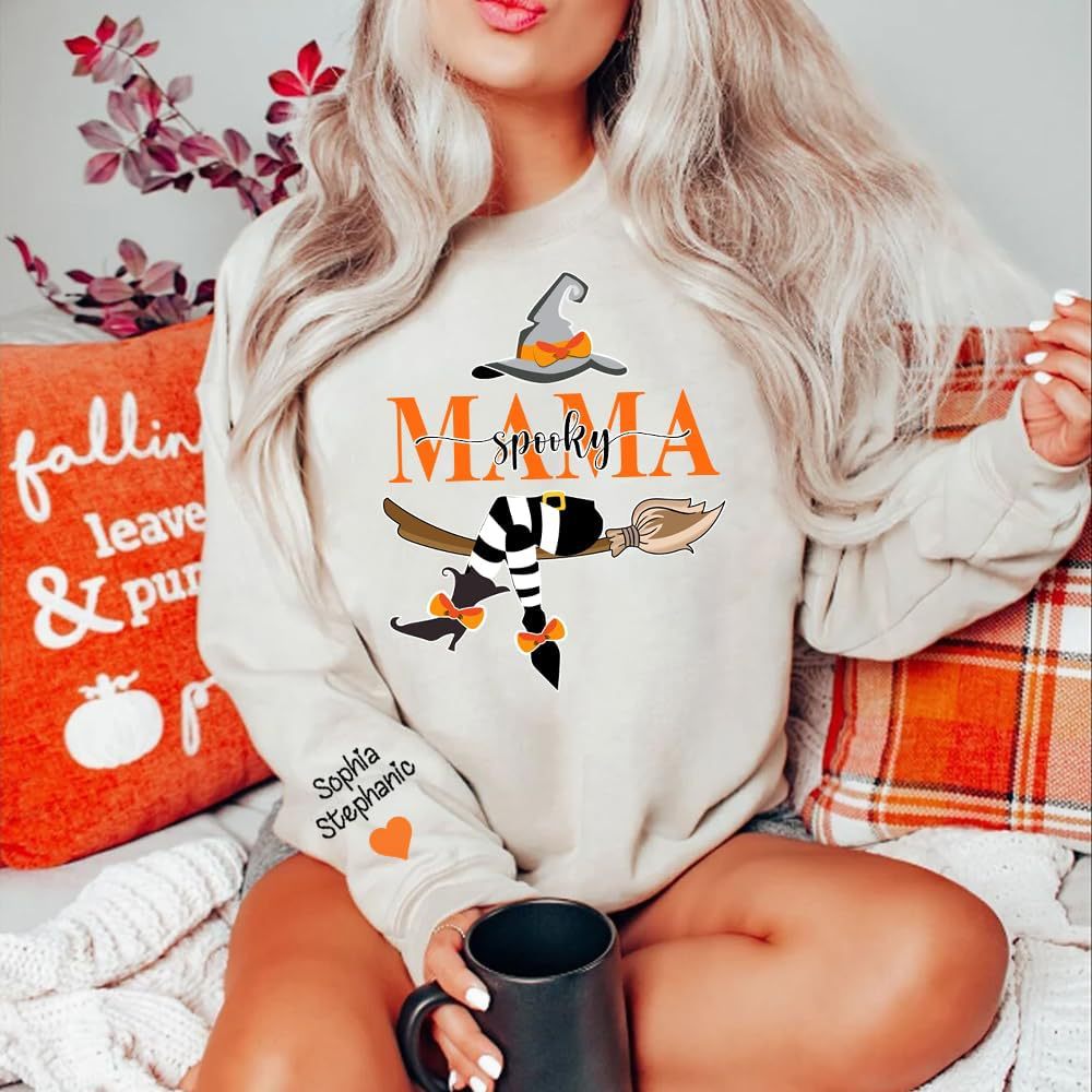 Mama Halloween Sweatshirt Mama Hoodie Mama