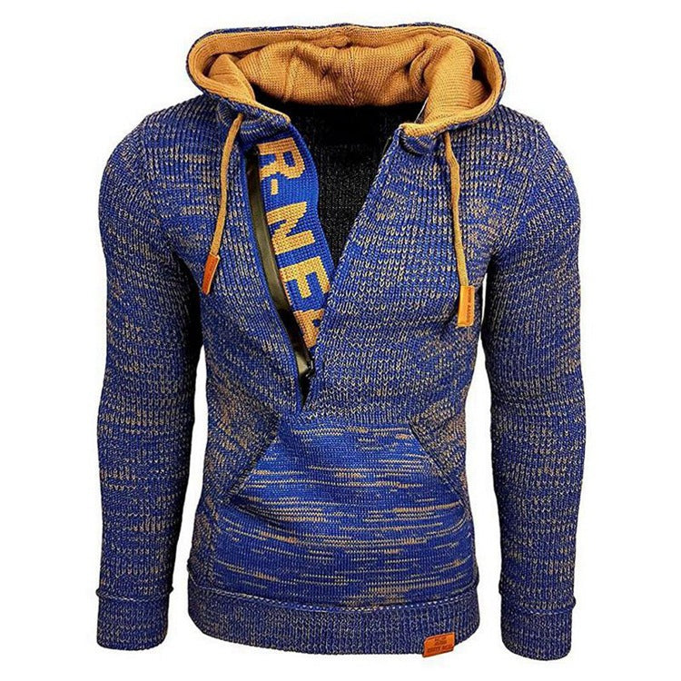 Baja Hoodie Sweater Hooded Pullover Long Sleeve Sweater