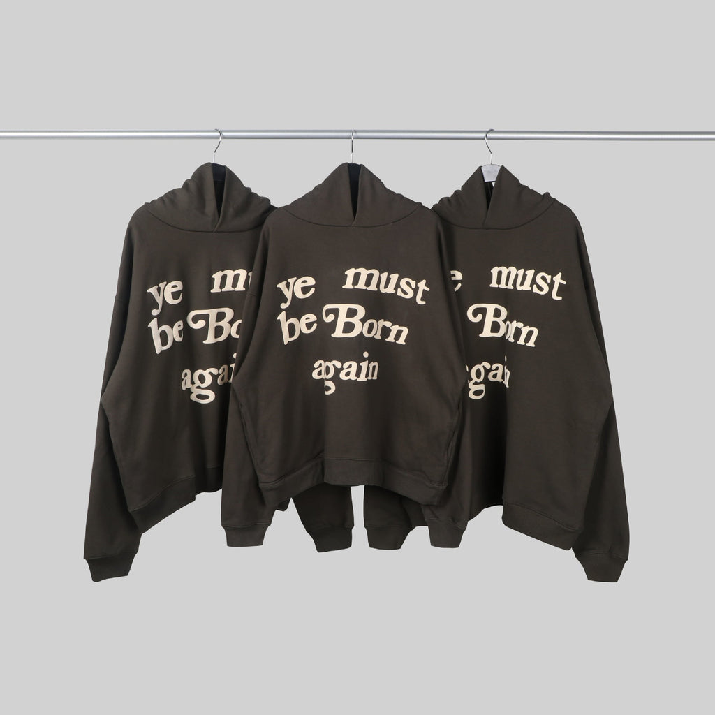 You Must Be Born Again Hoodie Cpfm Kanye Foam Loose Hooded