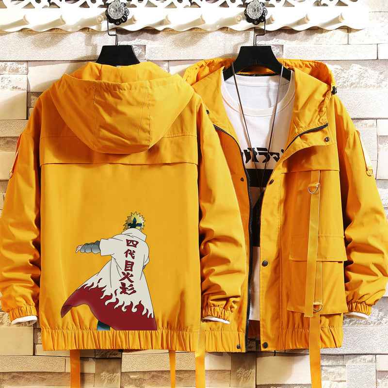 Men's Hoodie Loose Print Coat