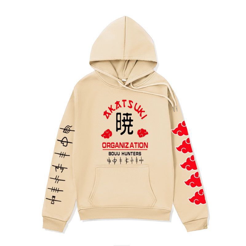 Anime Hoddies Fire Shadow Tissue Printed Hoodie