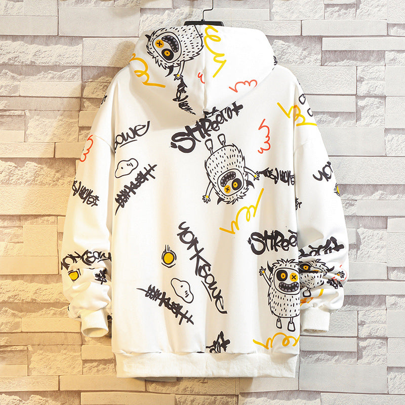 MEN'S Hoodie Coat Print